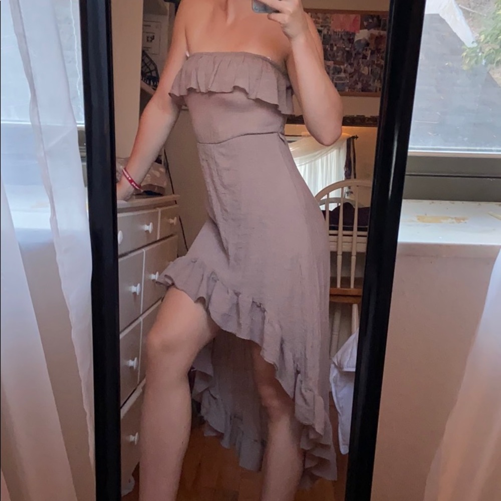 Papaya HighLow dress